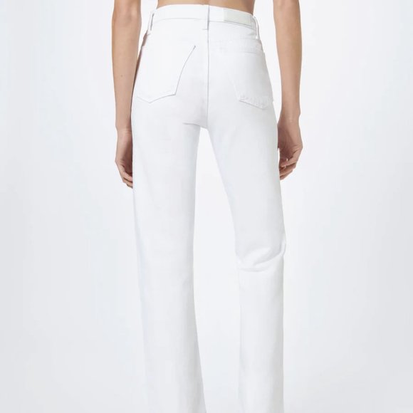 RE/DONE High rise Stove Pipe Jeans size 28 NWT - Picture 2 of 8